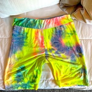 3X Tye Dye Bike Shorts